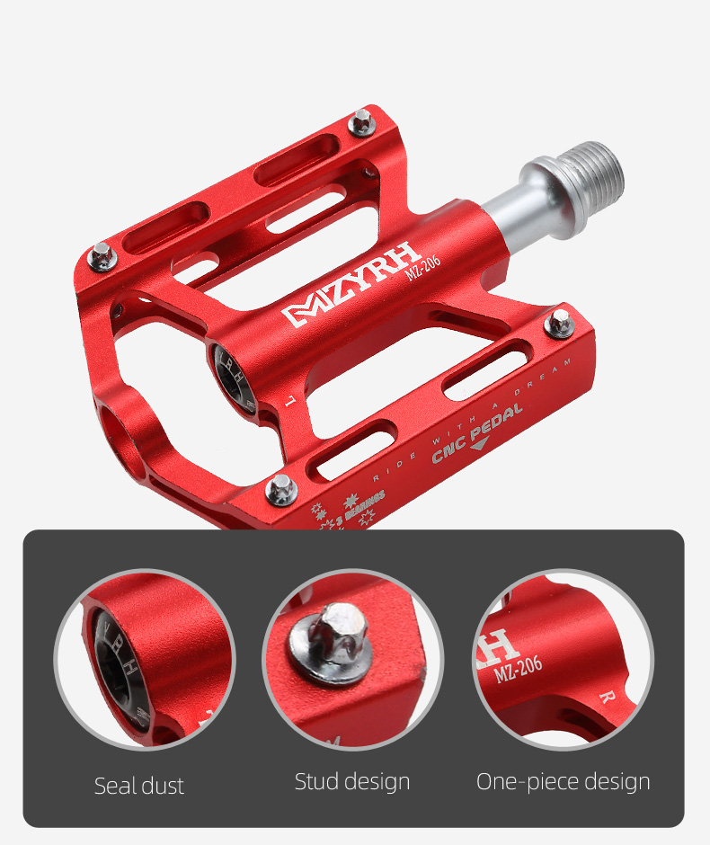 Outdoor Bicycle Pedals Ultralight Anti-slip CNC BMX MTB Road Bike Pedal Cycling 3 Sealed Bearing Pedals Bicycle Parts