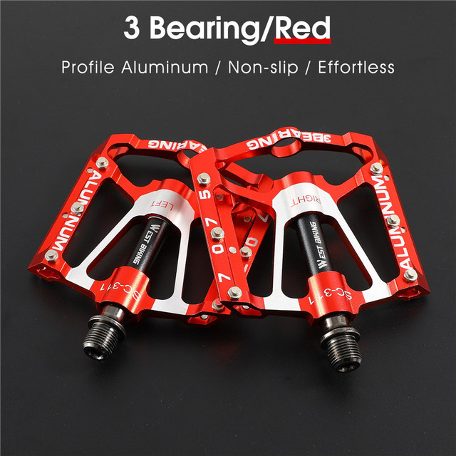 Outdoor Non Slip Bicycle Pedals Aluminium Alloy MTB BMX Mountain Road Bike Pedals pedales Cycling Accessories