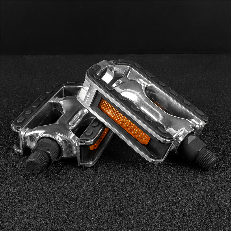 Bicycle Pedals Ultralight Anti-slip Mtb Pedals Safety Warning Reflectors Cycling Flat Pedal Mountain Road Bike Parts