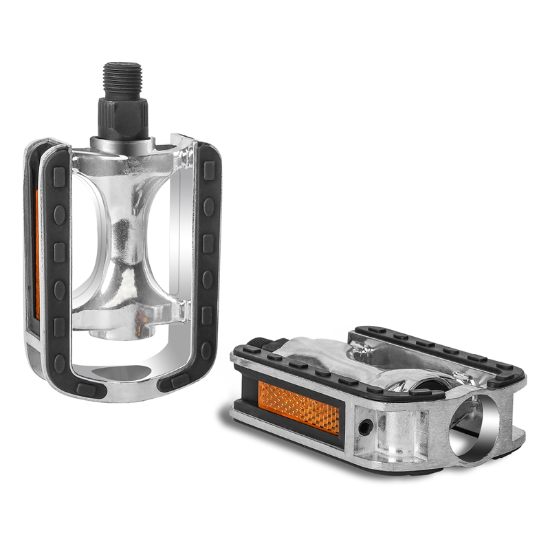 Bicycle Pedals Ultralight Anti-slip Mtb Pedals Safety Warning Reflectors Cycling Flat Pedal Mountain Road Bike Parts