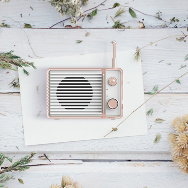 Retro mini Bluetooth Speaker Portable Wireless Loudspeaker Sound System Stereo Music Surround Subwoofer