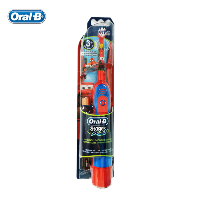 Oral-B Children Electric Toothbrush Deep Clean Waterproof  Kids Toothbrush Replace Heads For boys or girls  AA battery Powered