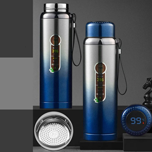 Creative Smart Digital TInsulation Bottle Stainless Steel Digital Thermos Mug Male And Female Student Portable Water Cup