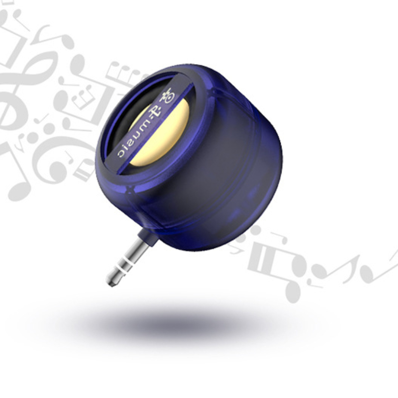 Multi compatible in-line mobile phone speaker mini small sound high volume audio portable