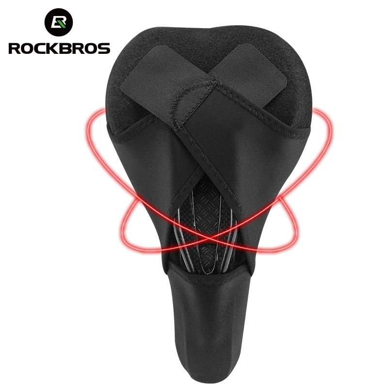 Outdoor MTB Bicycle Saddle Cover Liquid Silicone Gels Saddle Cover Hollow Breathable Comfortable Soft Cycling Seat Accessories