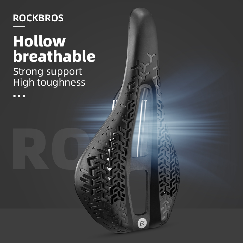 Outdoor Bicycle Saddle Nylon Fiber Breathable Ultralight Races Seat  Hollow Bike Seatpost Saddle MTB Road Cycling Saddle