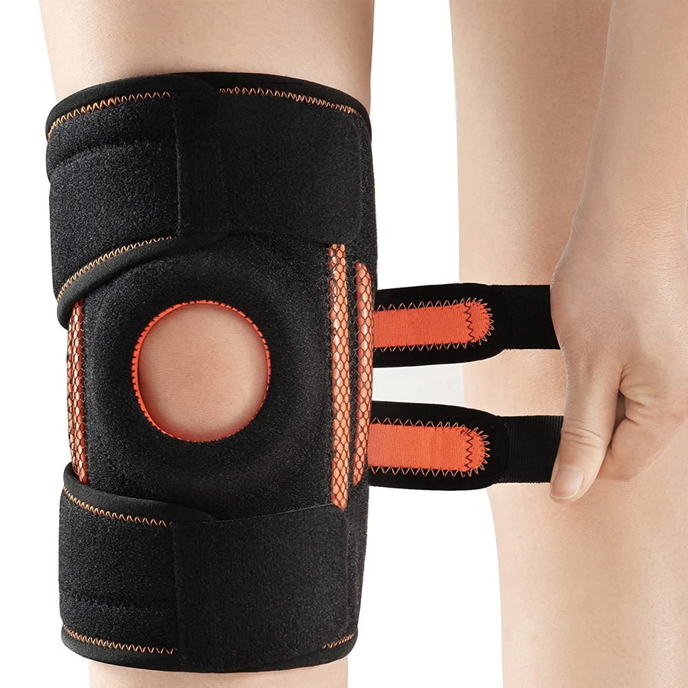 1pc Sport Knee Brace with Side Stabilizer & Patella Gel Pads Support for Knee Pain Meniscus Tear,ACL,MCL,Arthritis,Joint Pain Relief