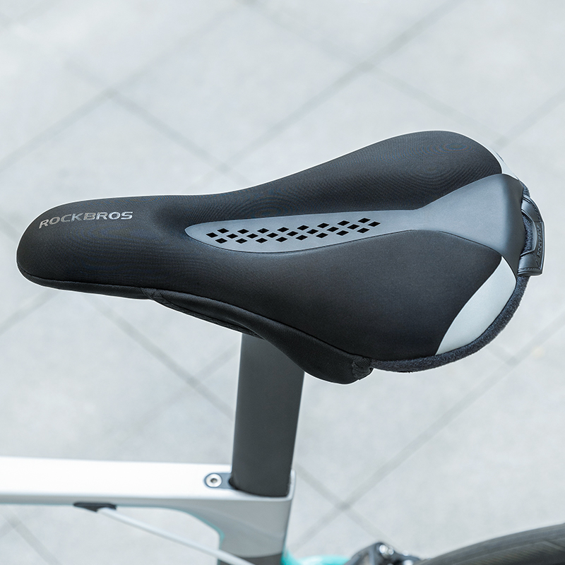 Bicycle Saddle Cover MTB  With Rear Light Road Bike Seat Saddle Breathable Comfortable Cushion Cycling Saddle Cover