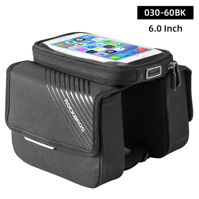 Bicycle Bag Rainproof Touch Screen Phone Top Tube Bag MTB Road Bike Frame Front Saddle Bag & Pannier Bike Accessories Multifunctional Bags
