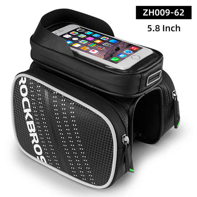 Bicycle Bag Rainproof Touch Screen Phone Top Tube Bag MTB Road Bike Frame Front Saddle Bag & Pannier Bike Accessories Multifunctional Bags