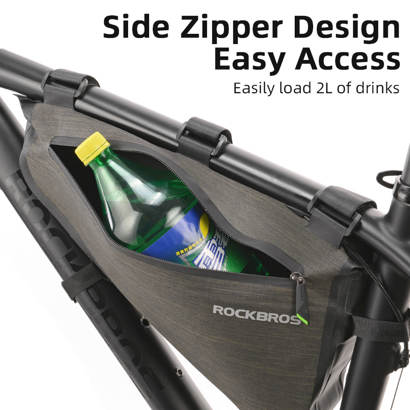 Rainproof Bike Bag Large Capacity MTB Road Frame Bag Triangle Pouch Waterproof Caulking Bicycle Bag Pannier Accessories