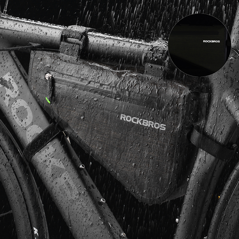 Rainproof Bike Bag Large Capacity MTB Road Frame Bag Triangle Pouch Waterproof Caulking Bicycle Bag Pannier Accessories