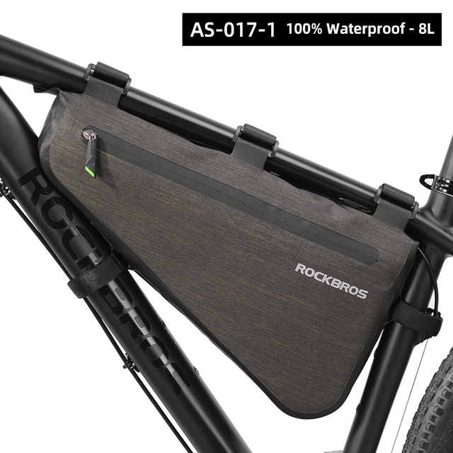 Rainproof Bike Bag Large Capacity MTB Road Frame Bag Triangle Pouch Waterproof Caulking Bicycle Bag Pannier Accessories