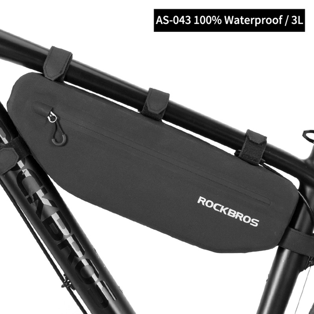 Rainproof Bike Bag Large Capacity MTB Road Frame Bag Triangle Pouch Waterproof Caulking Bicycle Bag Pannier Accessories