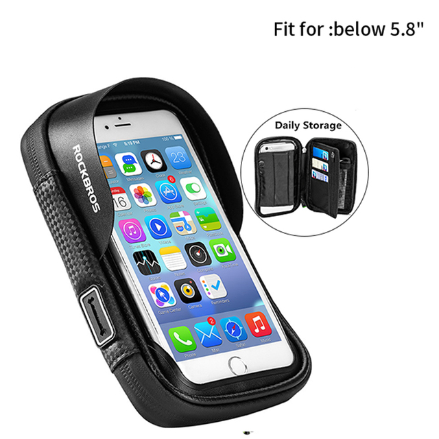 Bicycle Bag Rainproof TPU Touch Screen Cell Bike Phone Bag Holder Cycling Handlebar Bags MTB Frame Pouch Case Multifunctional Bags