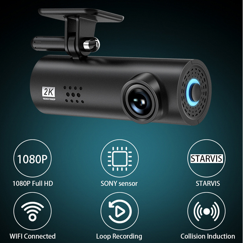 Hidden Dash Cam WIFI FULL HD 1080P Super Mini Car Camera DVR Wireless Night Version G-Sensor Driving Recorder car camera dashcam(no card)