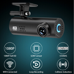 Hidden Dash Cam WIFI FULL HD 1080P Super Mini Car Camera DVR Wireless Night Version G-Sensor Driving Recorder car camera dashcam(no card)