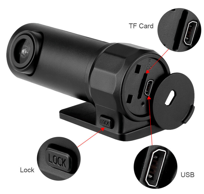 Dash Cam Mini 5 UHD DVR Android Car Camera 4K Build-in Wifi GPS 24H Parking 1920*1080P Auto Drive Vehicle Video Recorder Mini (no card)