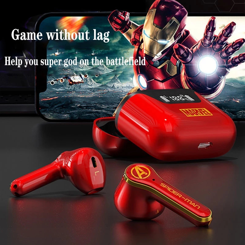 BTMV13 Marvel Auriculares Wireless Bluetooth Headset Game Stereo with Mic Sport Earphones Waterproof TWS Earbuds Smart