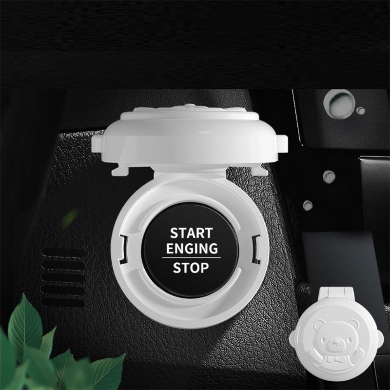 2PC Lovely Bear Child Safety Locks Washing Machine Button Covers Baby Proofing Safety Locks Latch for Toilet Trash Cans