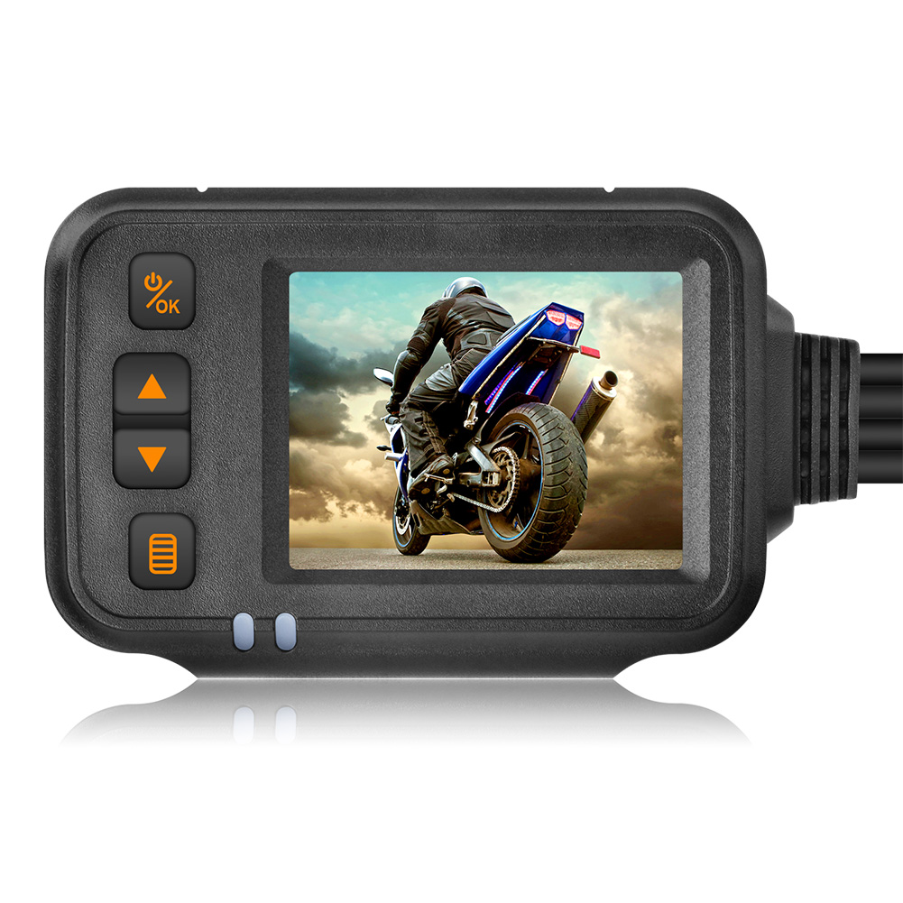 Full Body Waterproof Motorcycle Camera 720P HD Front Rear View Driving Recorder DVR Dash Cam Logger Recorder Box(no card)