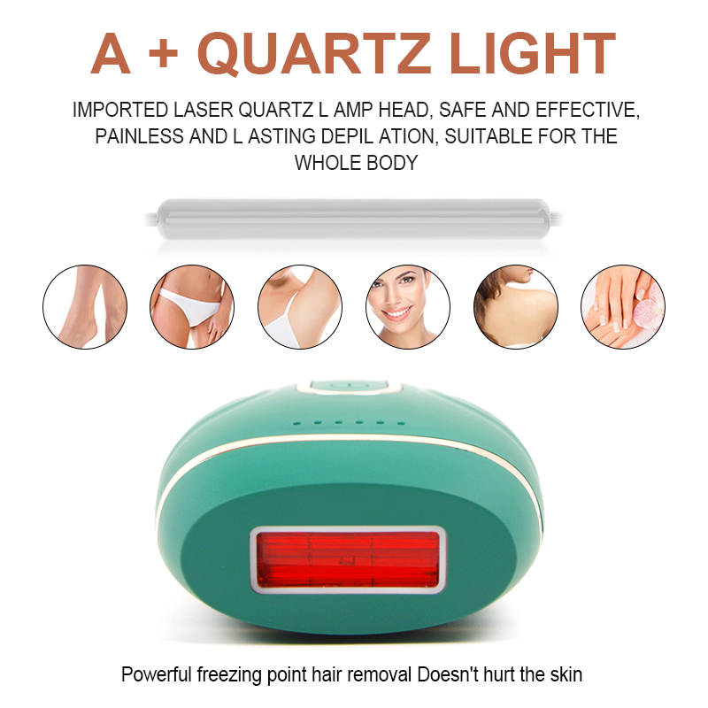 Permanent 990000 Flashes New Laser Epilator IPL Photoepilator Laser Hair Removal Painless electric shaving White