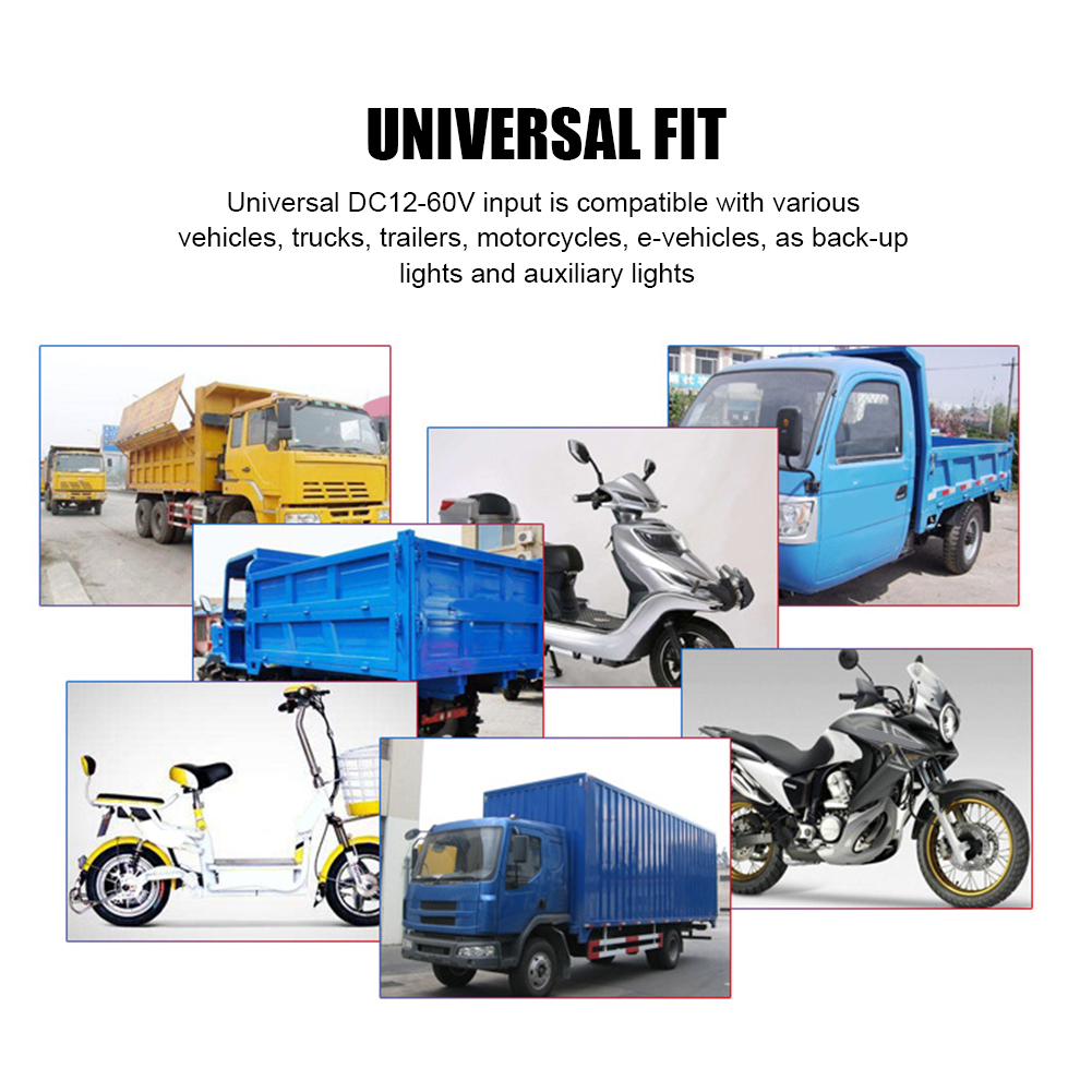 2PCS LED COB Work Light Round LED Pod Light Spotlight Super Bright White Amber Running Light for Cars Motorcycles