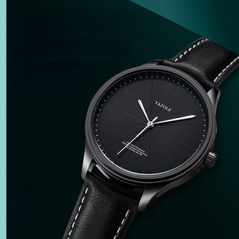 Men's Watches Top Brand Wrist Watch Quartz Leather Sport Clock