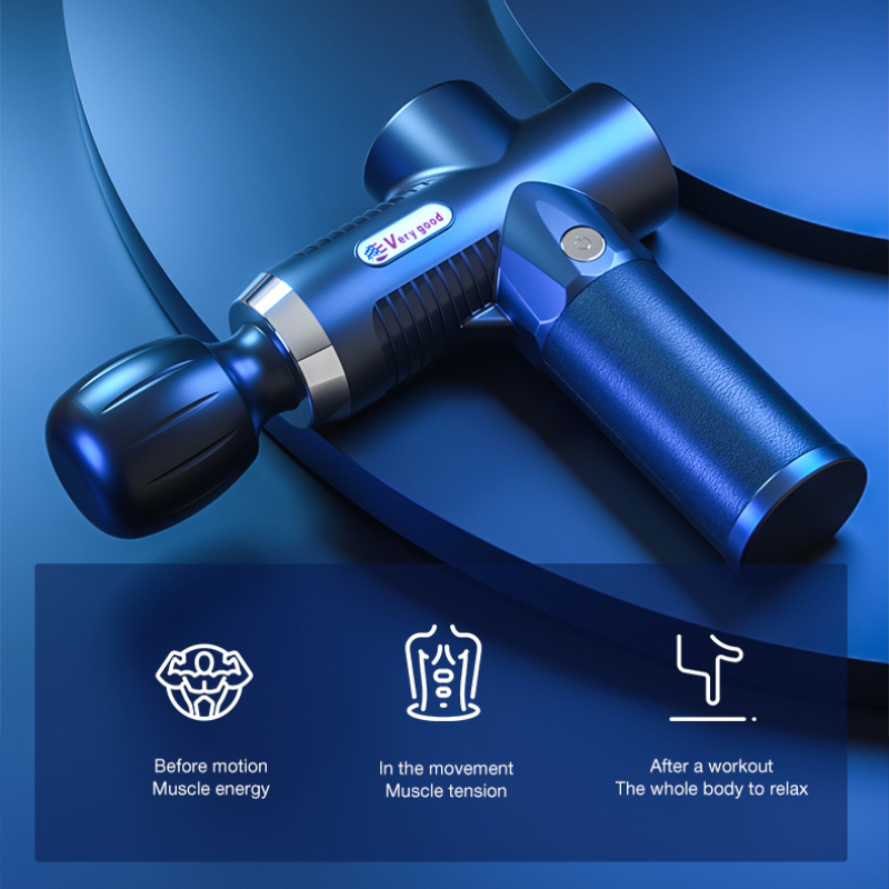 Fitness Deep Tissue Muscle Massage Gun Body Shoulder Back Neck Massager Exercising Relaxation Slimming Shaping Pain Relief