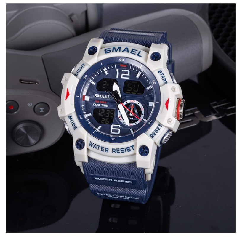 Military Quartz Wristwatches Sport Waterproof Alarm Clock Light Analog Digital Male Clocks Mens Watches Digital