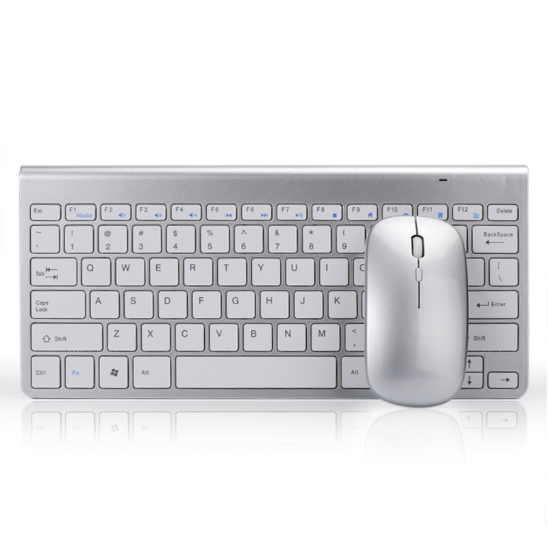Mouse Keyboard for Mac Apple Apple PC Charging Office Keyboard Mini 2.4G Wireless Keyboard + Mouse Set Waterproof PC Gaming Mice
