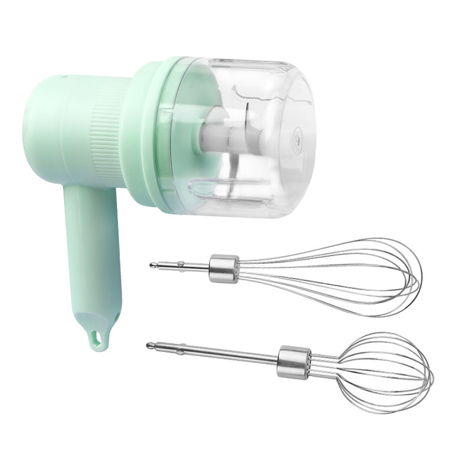 Kitchen Dining room appliances Electric Wireless Food Blender 3 Speed Mini Mixer Milk Frother Cake Egg Beater 3 In 1 Portable Cream Food Baking Garlic Mixer