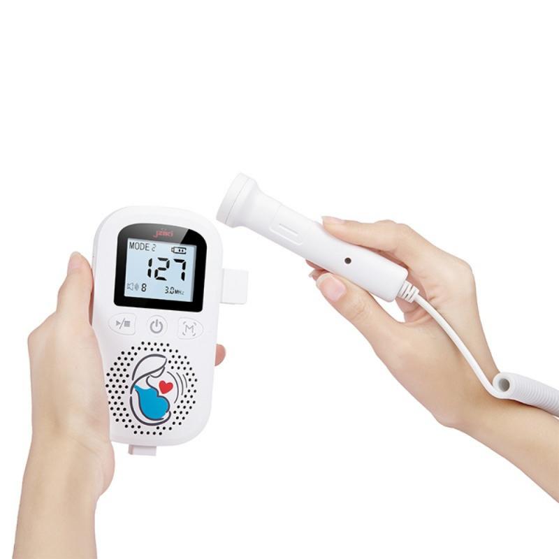Maternity Home Fetal Doppler Heartbeat Detector Measure Pregnant Women Heart Rate Sound Movement Instrument Health Care Tools