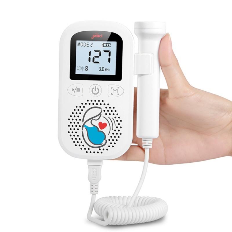 Maternity Home Fetal Doppler Heartbeat Detector Measure Pregnant Women Heart Rate Sound Movement Instrument Health Care Tools