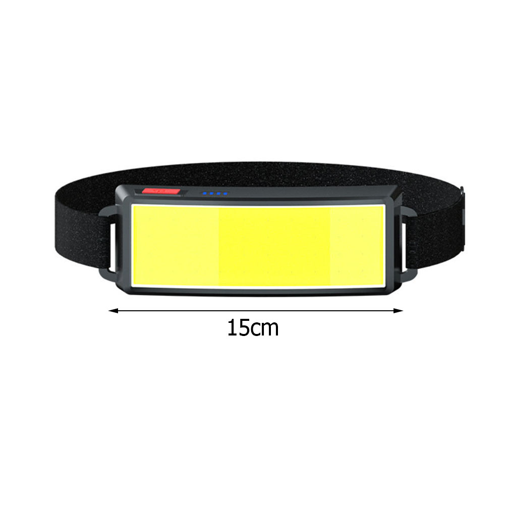 Headlamp Outdoor Portable Mini COB LED Headlight With  Flashlight USB Rechargeable Head Lamp Torch Work Light