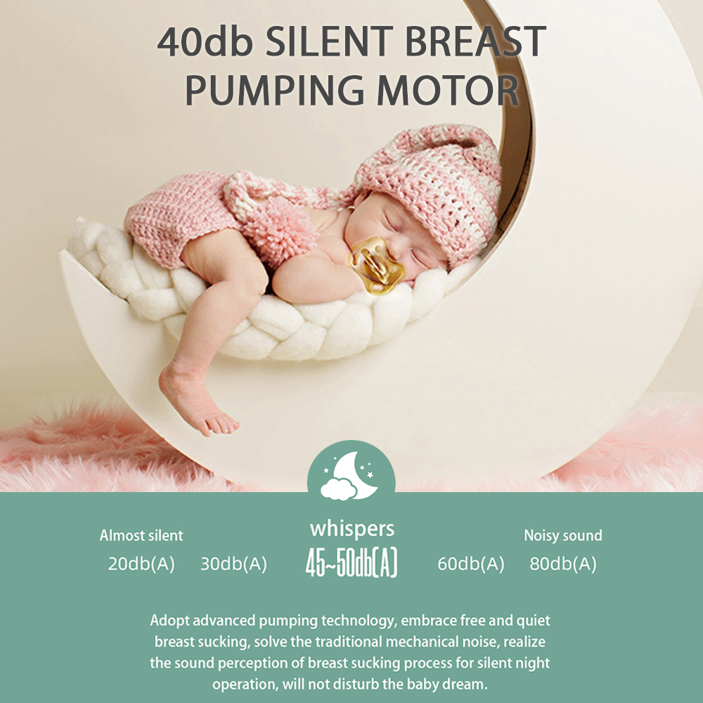 Electric Breast Pump Hands-Free Invisible Portable Silent Breast Pump Milk Extractor Automatic