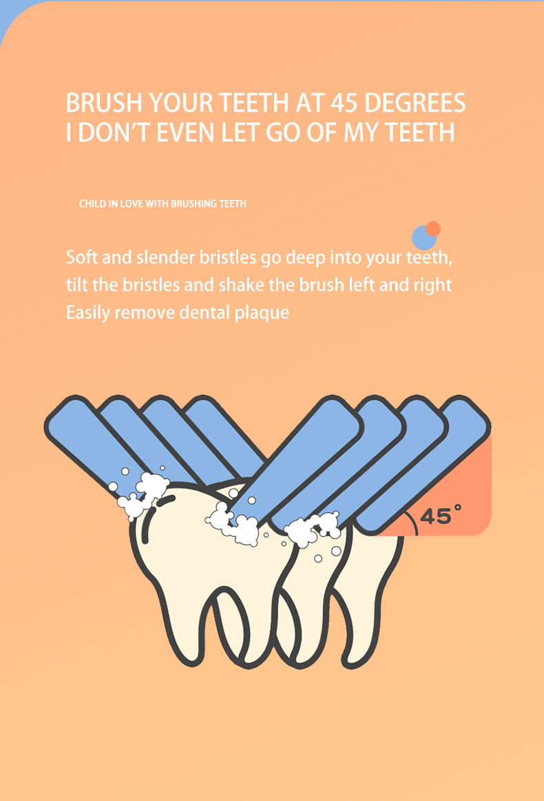 Kids Sonic Electric Toothbrush 360 Degrees Automatic U Shaped Ultrasonic Children Teeth Tooth Cartoon Pattern Silicon Brush Head