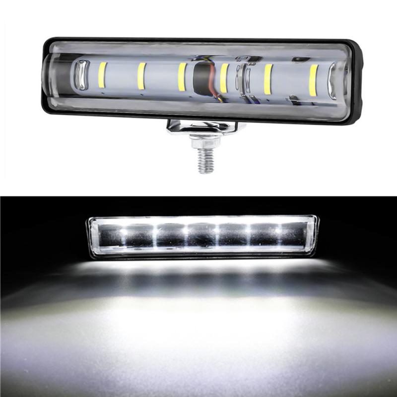 2pc LED Headlights 12-60V 6500k For Auto Motorcycle Truck Boat Tractor Trailer Offroad Work Light 18W LED Work Light Projector Car