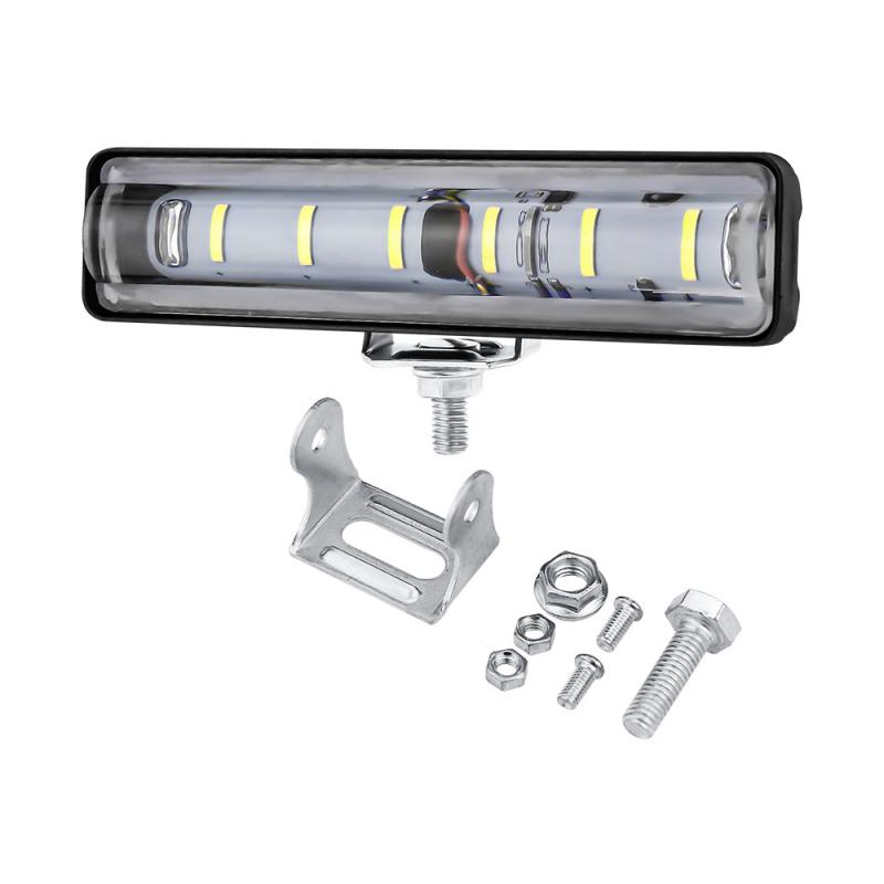2pc LED Headlights 12-60V 6500k For Auto Motorcycle Truck Boat Tractor Trailer Offroad Work Light 18W LED Work Light Projector Car