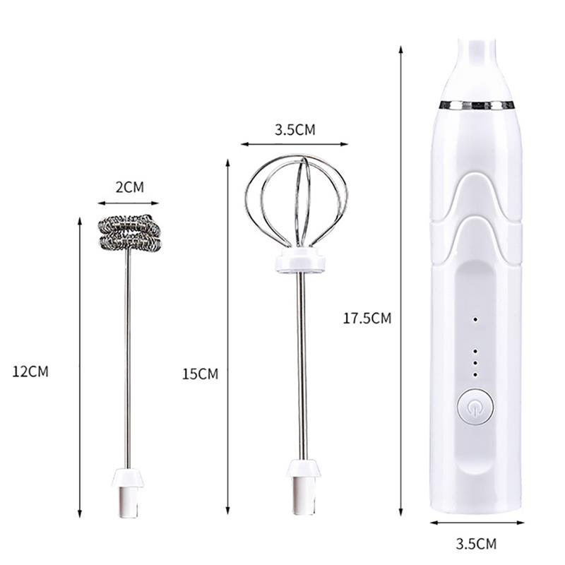 Kitchen Dining room appliances Electric Milk Frother Egg Beater Kitchen Drink Foamer Whisk Mixer Stirrer Coffee Cappuccino Creamer Whisk Frothy Blend Whisker