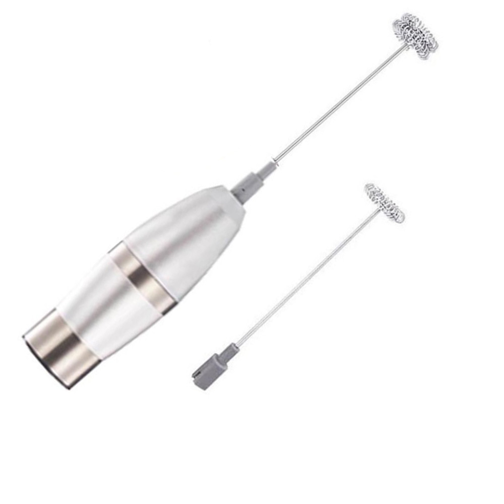 Kitchen Dining room appliances 1PC Handheld Mini Electric Milk Frothers with 2PCS Whisk Head Drink Foamer Whisk Mixer Stirrer Coffee Egg Beater