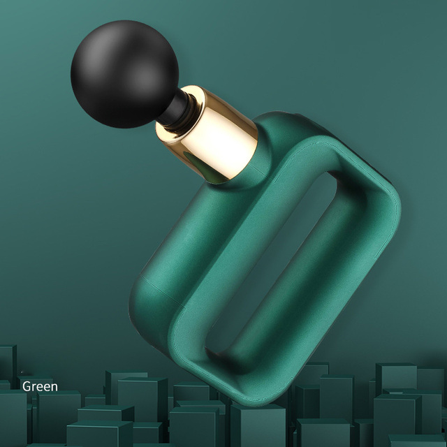 Mini Electric Massage Gun LCD Touch Handheld Deep Tissue Percussion Muscle Massager Deep Relief Pain Slimming Fascial Gun