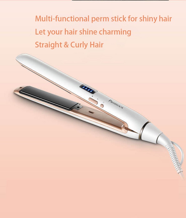 Multifunctional Perm Stick Create shiny hairBangs buckle small hair straightener ironing board mini straight bar curler