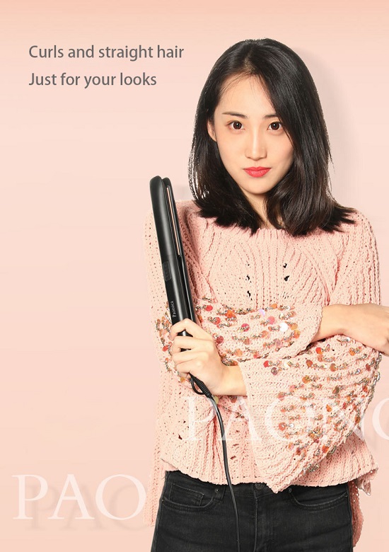 Multifunctional Perm Stick Create shiny hairBangs buckle small hair straightener ironing board mini straight bar curler