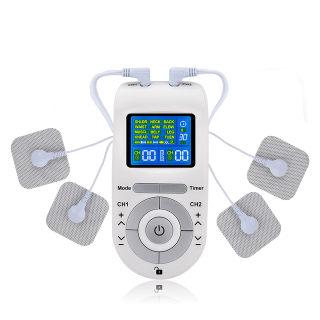 Tens Machine Massager  Electro Treatment Instrument Electrical Digital Nerve Muscle Stimulator Low Physiotherapy Health Care