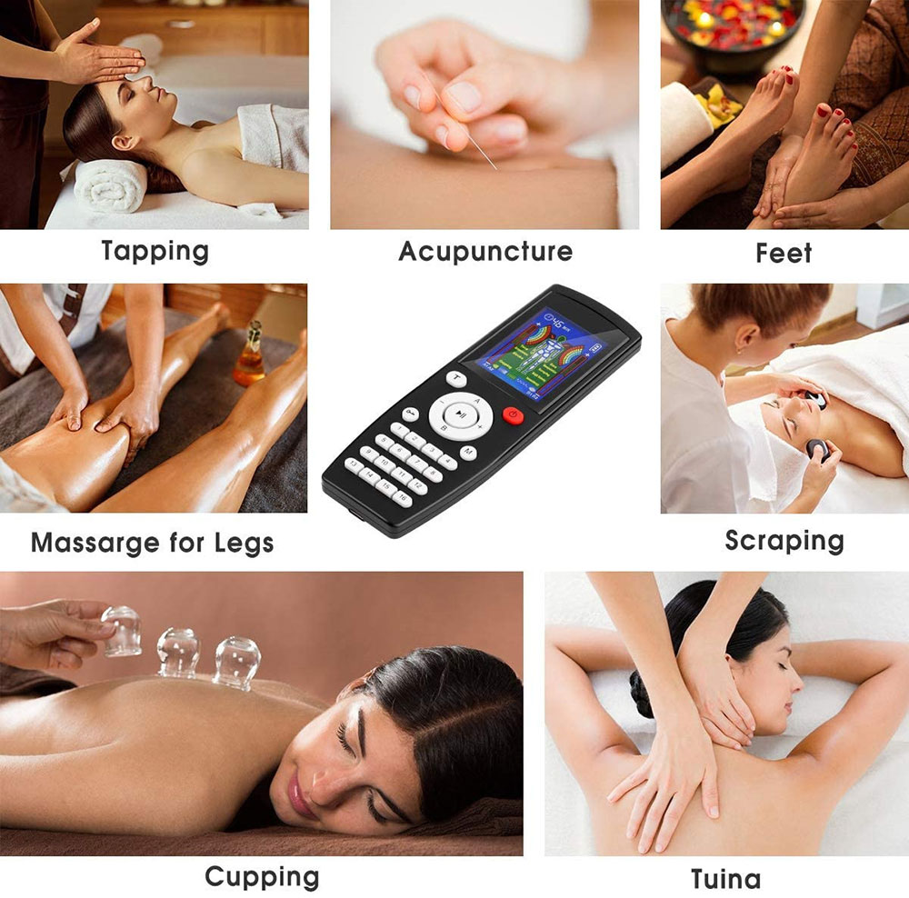 16 Mode EMS Electric Tens Machine Acupuncture Body Massage Digital Physiotherapy Massager Muscle Stimulator Electrostimulator