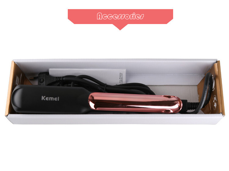 Professional hair straightener ceramic flat irons straightening iron curling corn wave board negtive Ions curler