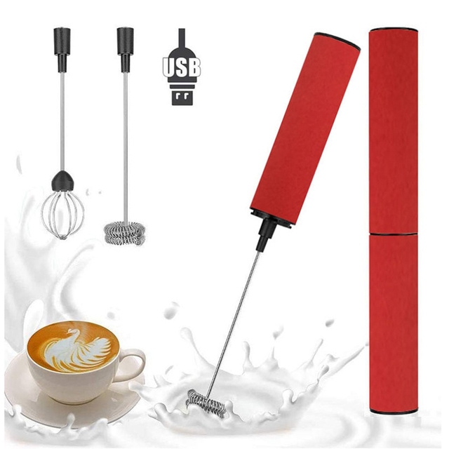 Kitchen Dining room appliances USB Electric Handle Egg Beater Milk Stirrer Frother Foam Coffee Whisk Mixer Juice Stirrer Egg Stirrer Kitchen Egg Tools