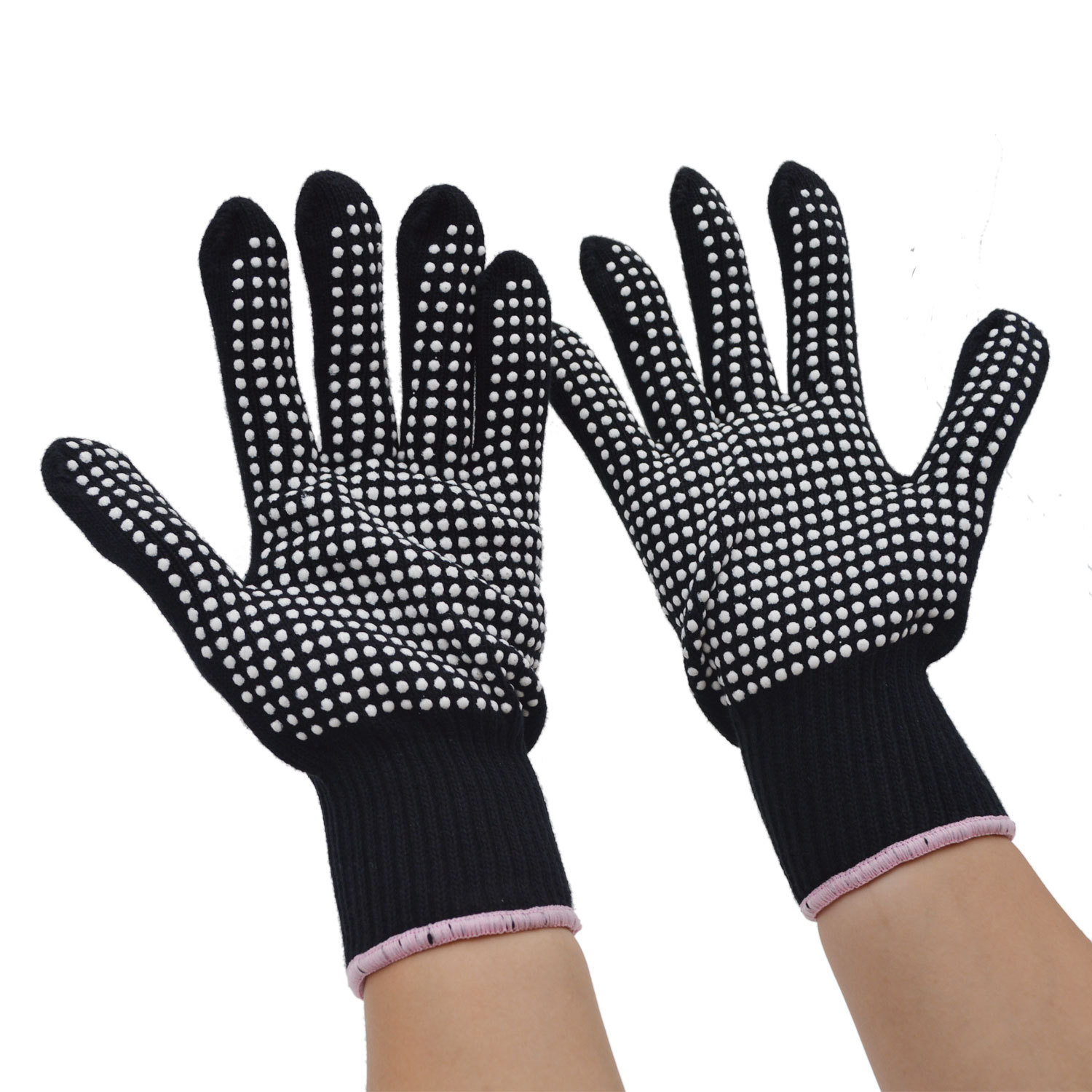 Barbecue Anti-scald Gloves Heat Glove Resistant BBQ Oven Gloves Kitchen Fireproof Gloves Anti-slip Gloves for Baking Cooking