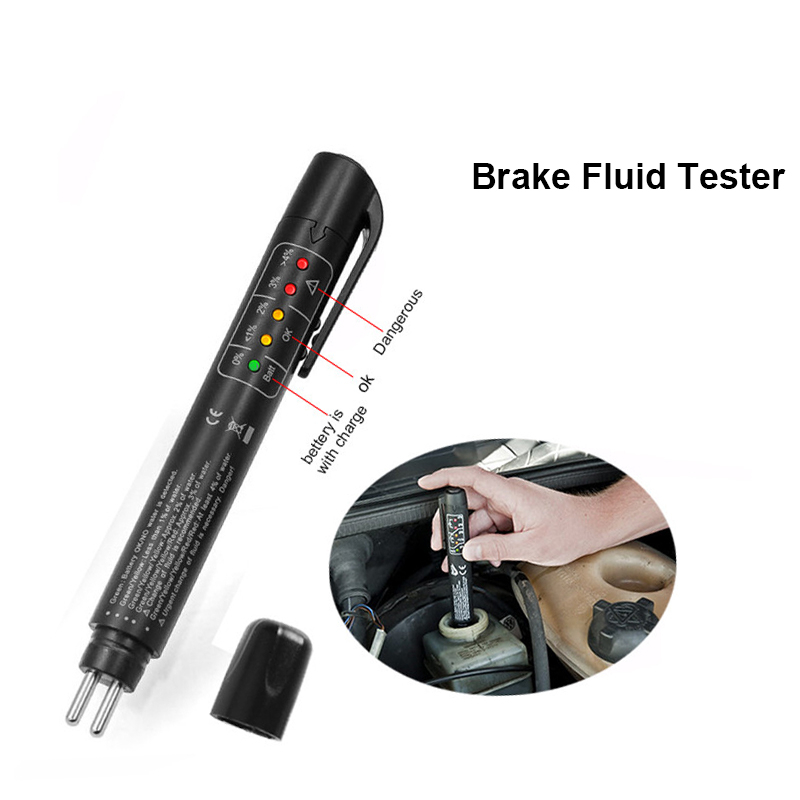 Accurate Oil Quality Check Pen Universal Brake Fluid Tester Car Brake Liquid Digital Tester Vehicle Auto Automotive Testing Tool